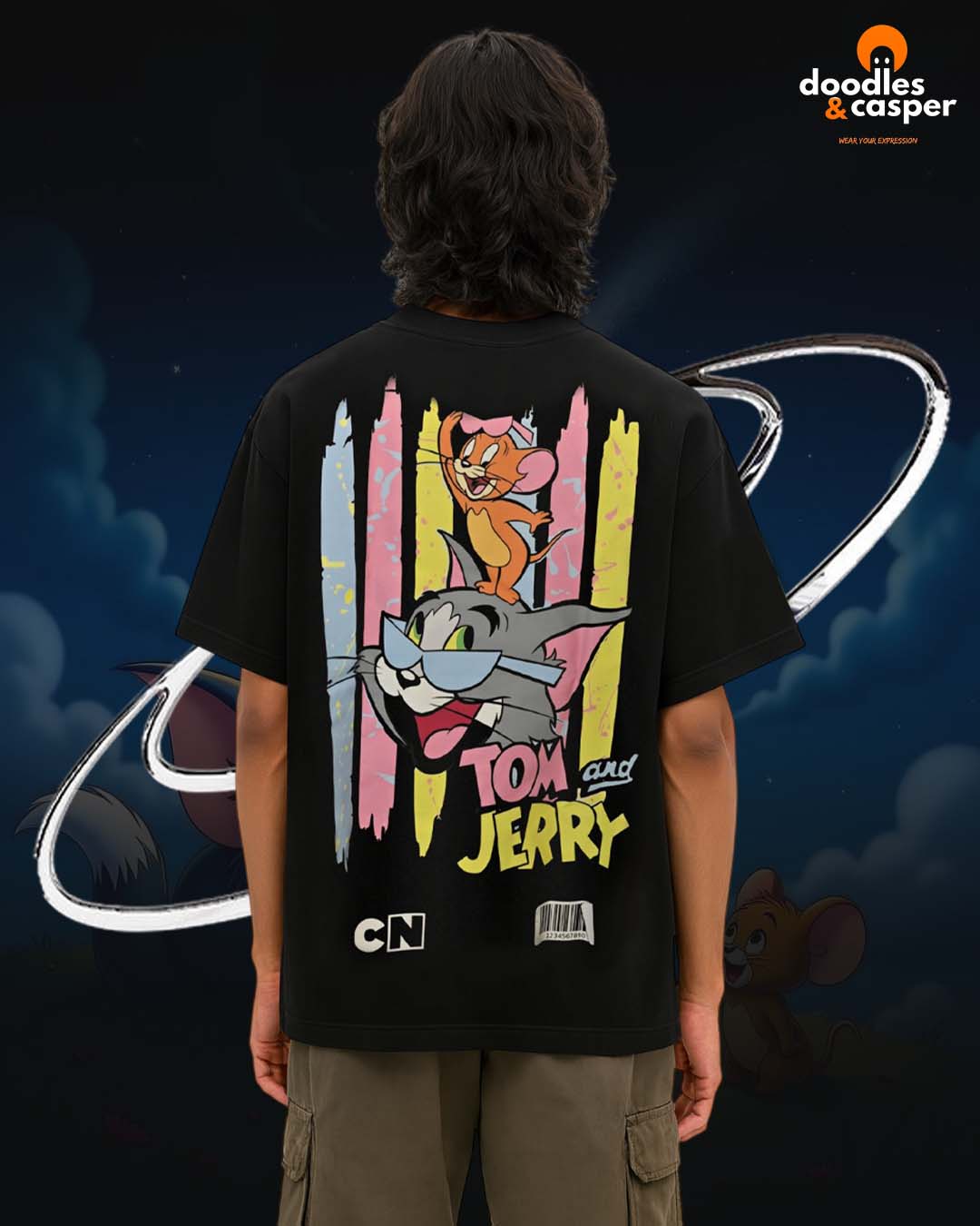 Tom & Jerry Classic Oversized Tee
