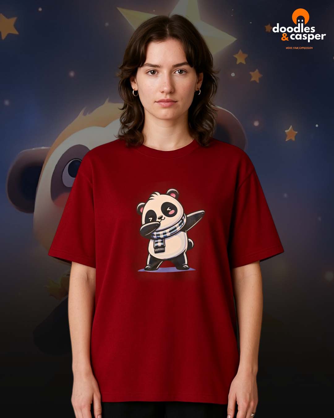 The Panda That Slays Oversized Tee
