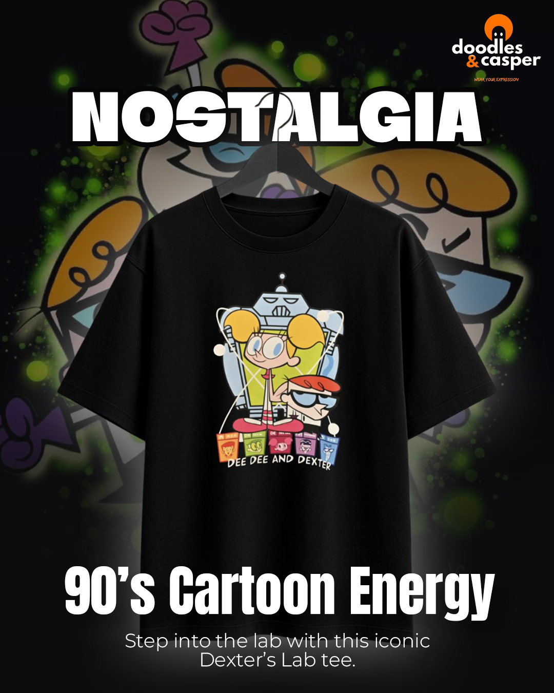 90’s Cartoon Energy Oversized Tee