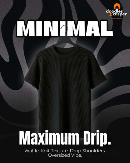 Minimal Waffle Oversized Tee