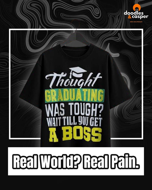 Graduate Hustle Oversized Tee