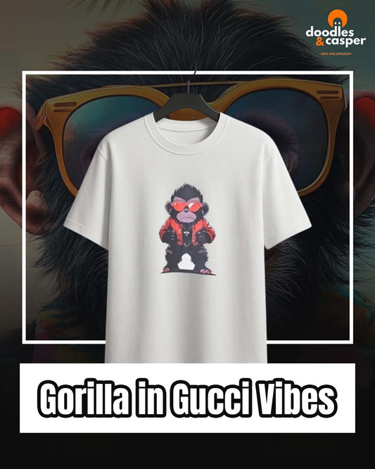 Gorilla in Gucci Vibes Oversized Tee