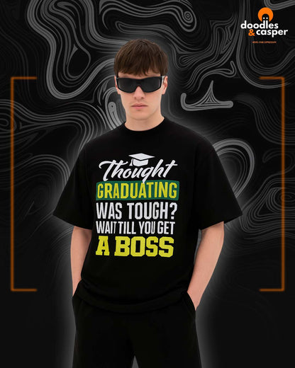 Graduate Hustle Oversized Tee