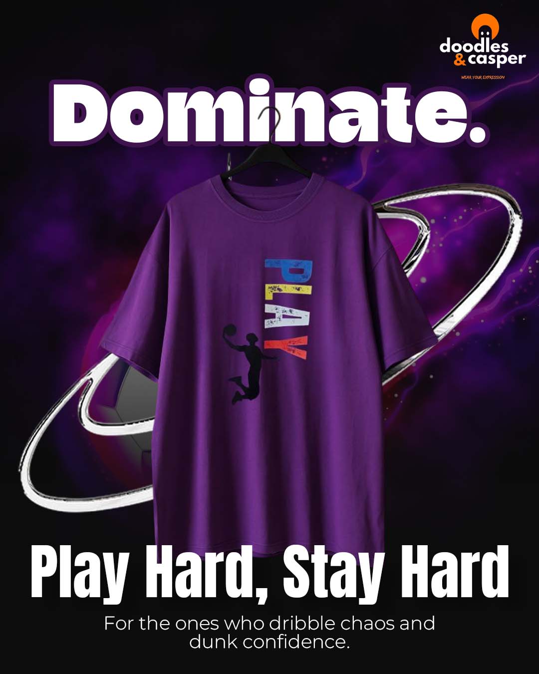 Play Hard Oversized Tee