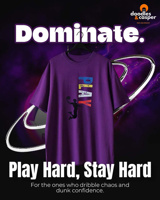 Play Hard Oversized Tee