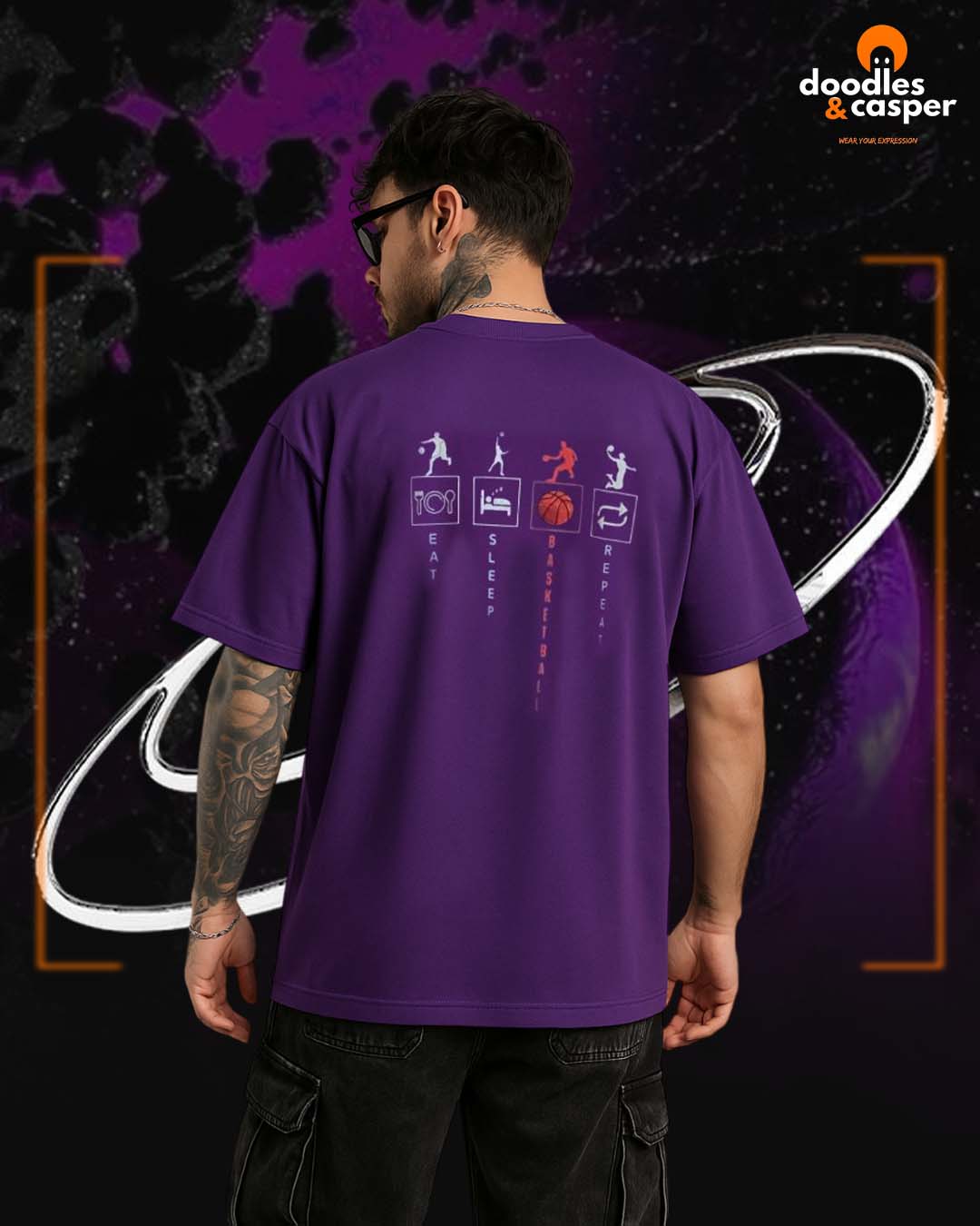 Play Hard Oversized Tee