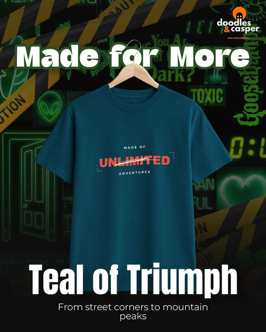 Teal of Triumph Oversized Tee