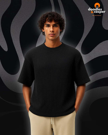 Minimal Waffle Oversized Tee