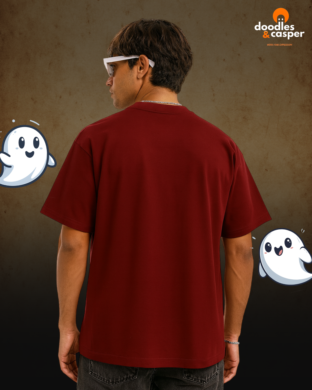 Ghost Vibes Oversized Tee