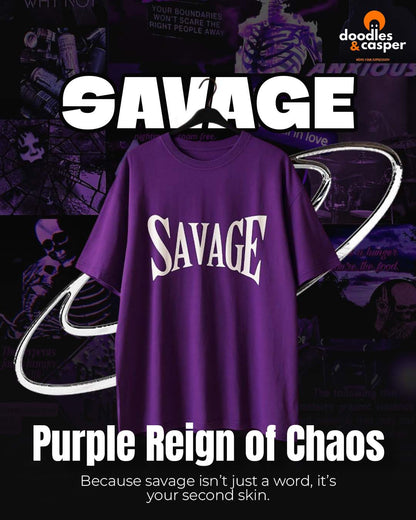 The Savage Oversized Tee
