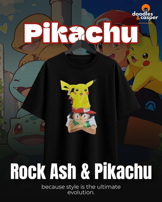The Ash & Pikachu Oversized Tee