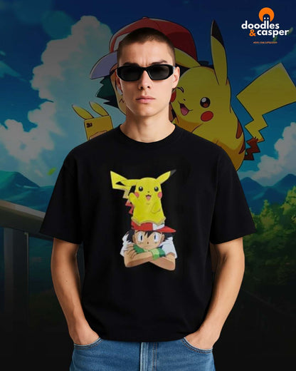 The Ash & Pikachu Oversized Tee