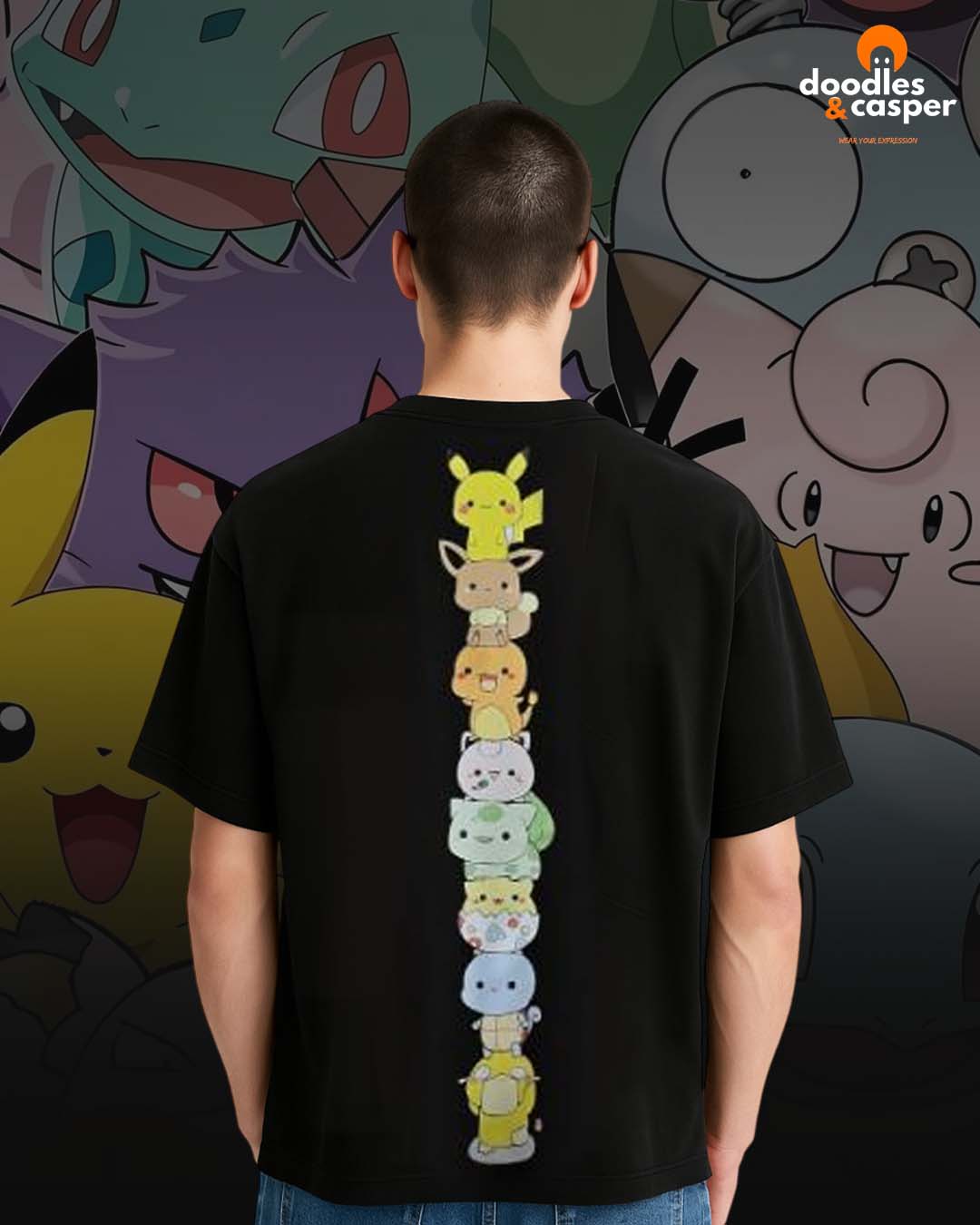 The Ash & Pikachu Oversized Tee