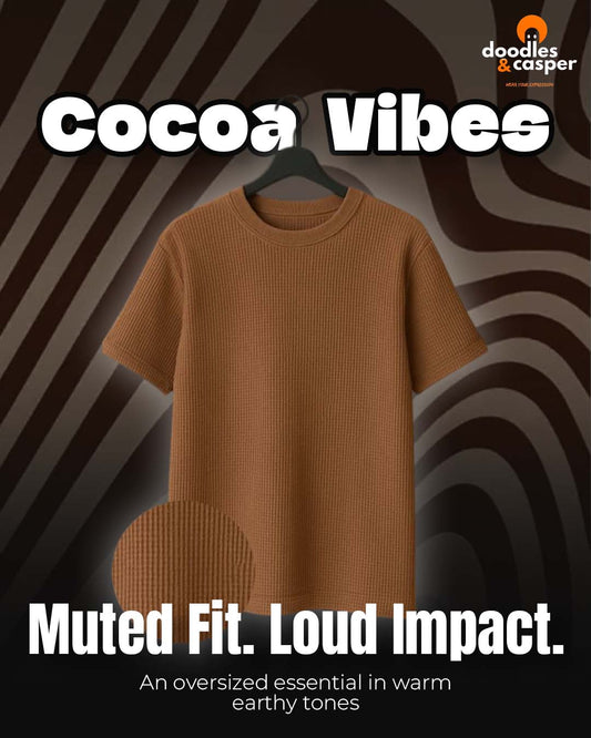 Cocoa Waffle Oversized Tee