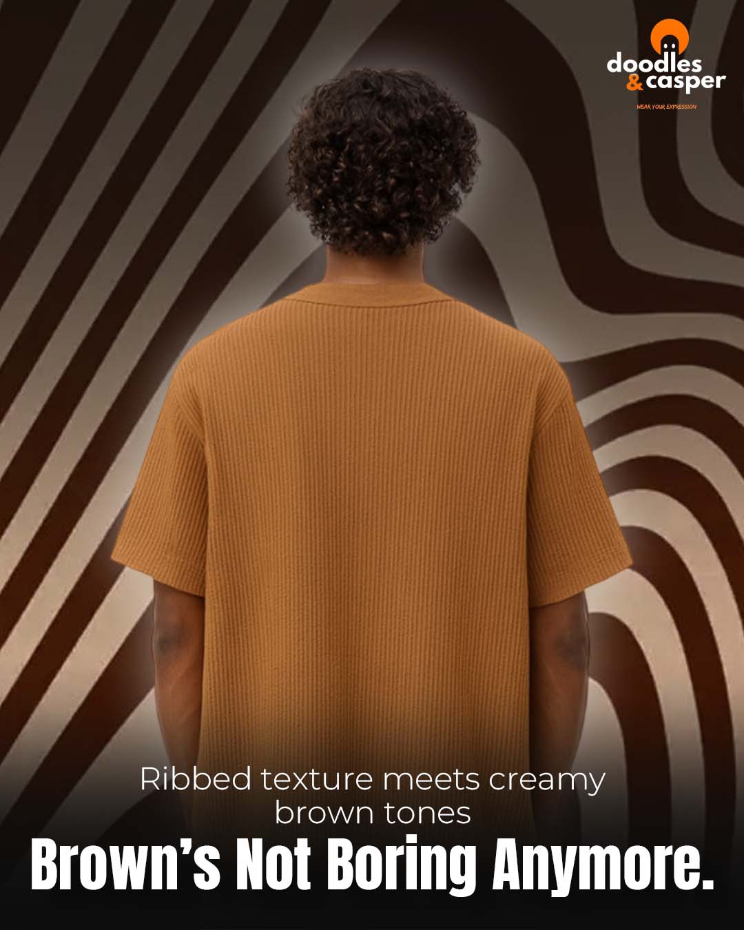 Cocoa Waffle Oversized Tee